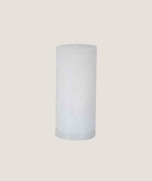 Blockljus vit 7x15cm