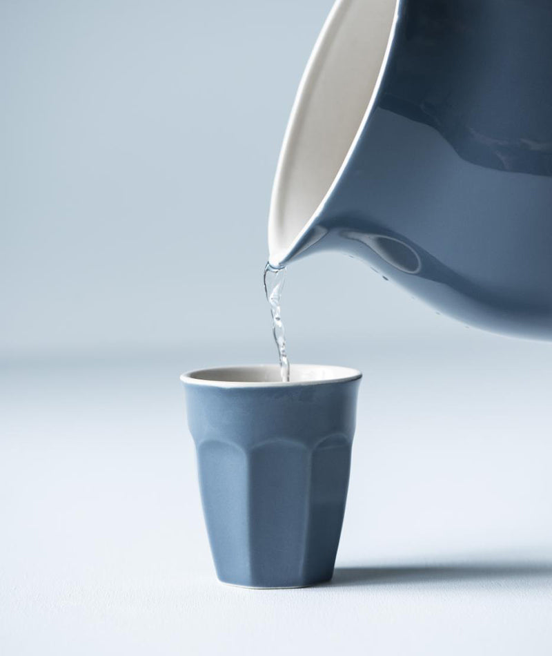 Cafe latte mugg Mynte Cornflower