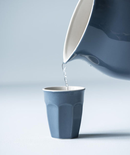 Cafe latte mugg Mynte Cornflower