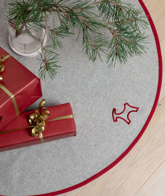 Julgransmatta i ull