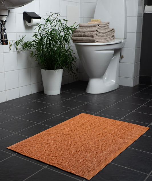 Dörrmatta enfärgad orange
