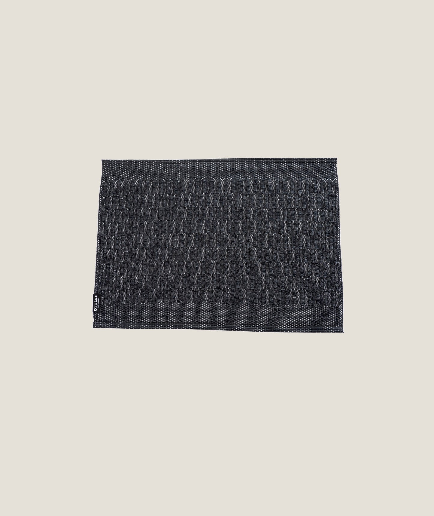 Dörrmatta Enfärgad Svart