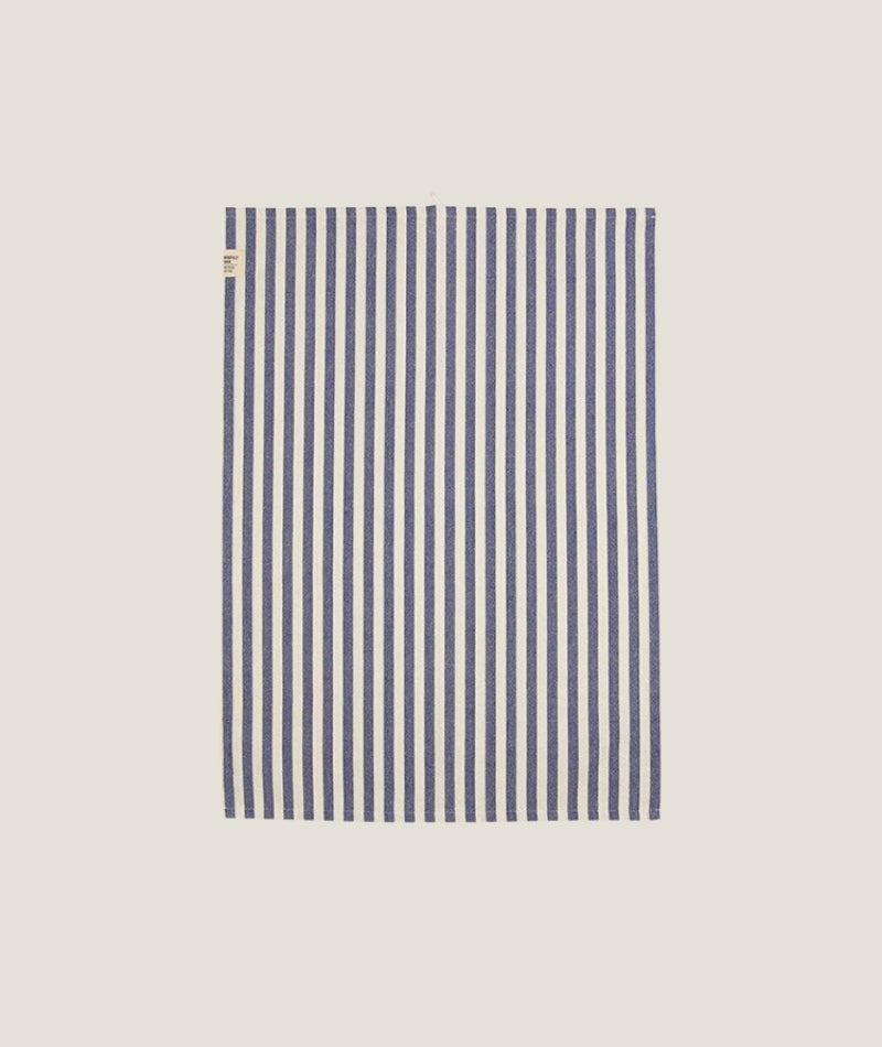 Svea kökshandduk Denim klassisk rand