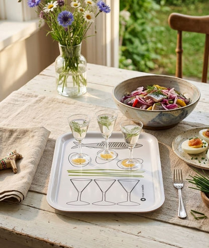 Serveringsbricka Sill och Ägg