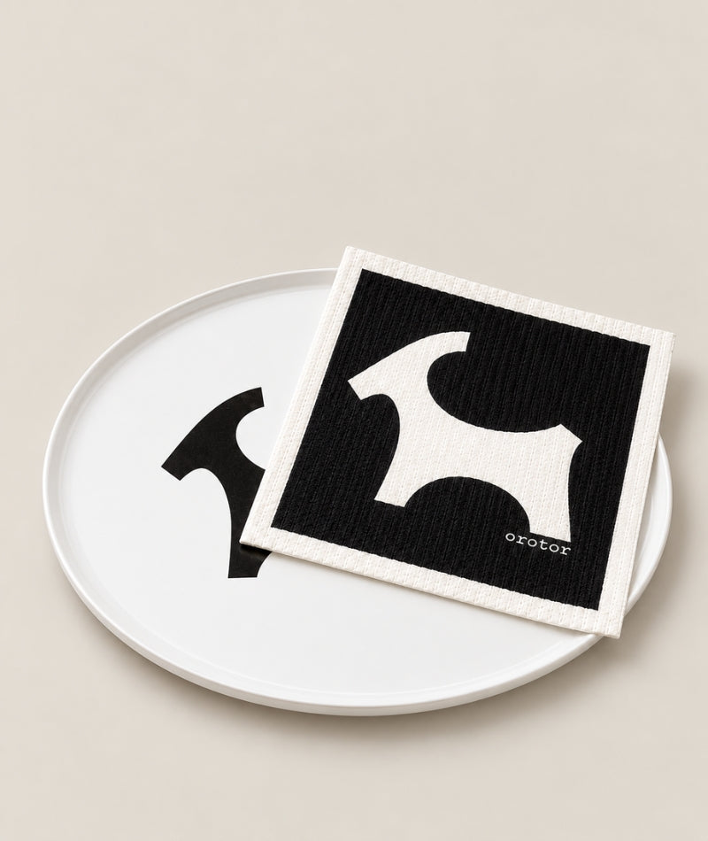 Rund bricka & Disktrasa Bock – Set om 2