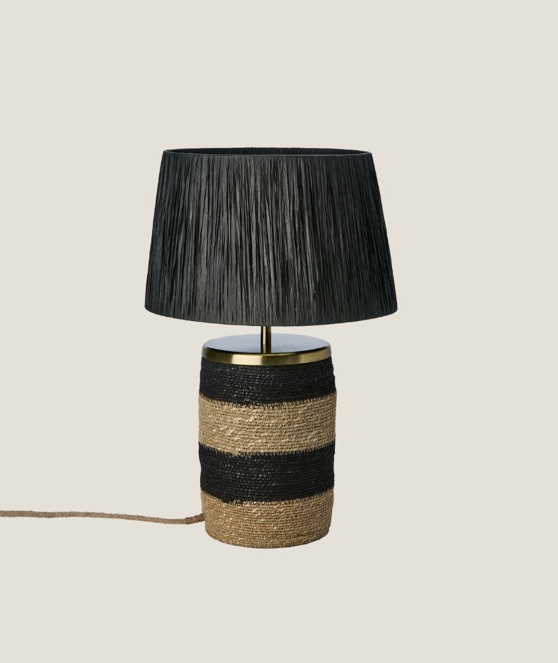 Lando Bordslampa Svart / Natur