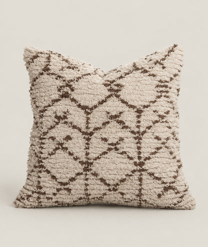 Kuddfodral Rune Creme/Brun