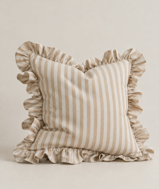 Svea Kuddfodral volang Sand