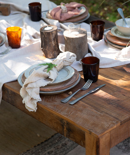 Servettring Fläta natur