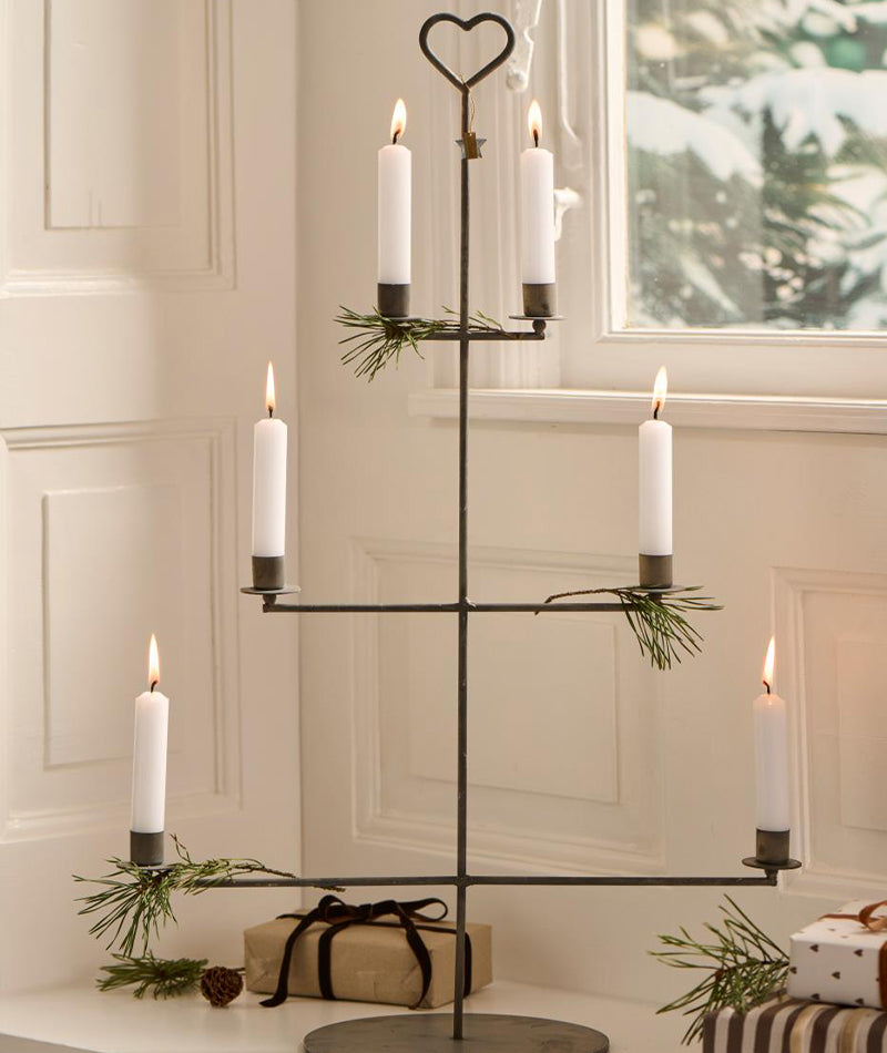 Ljusstake för 6 ljus 2,2cm ljus