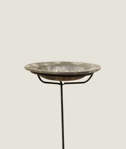 Fågelbad Gråsparv på stativ/fot