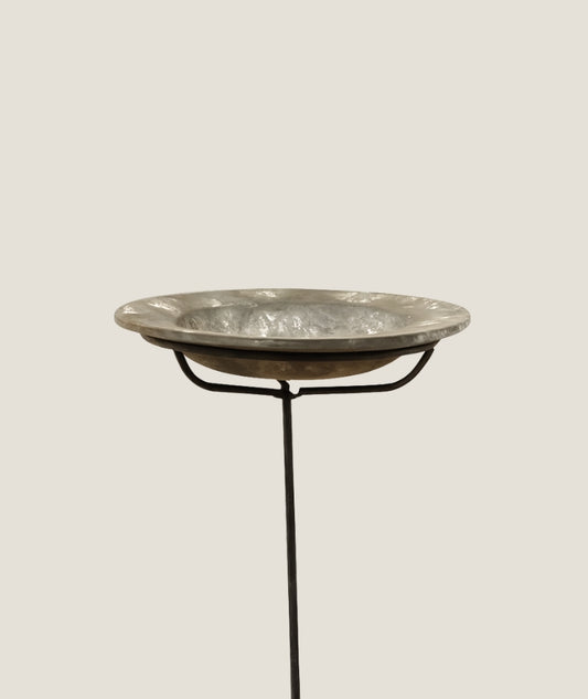 Fågelbad Gråsparv på stativ/fot