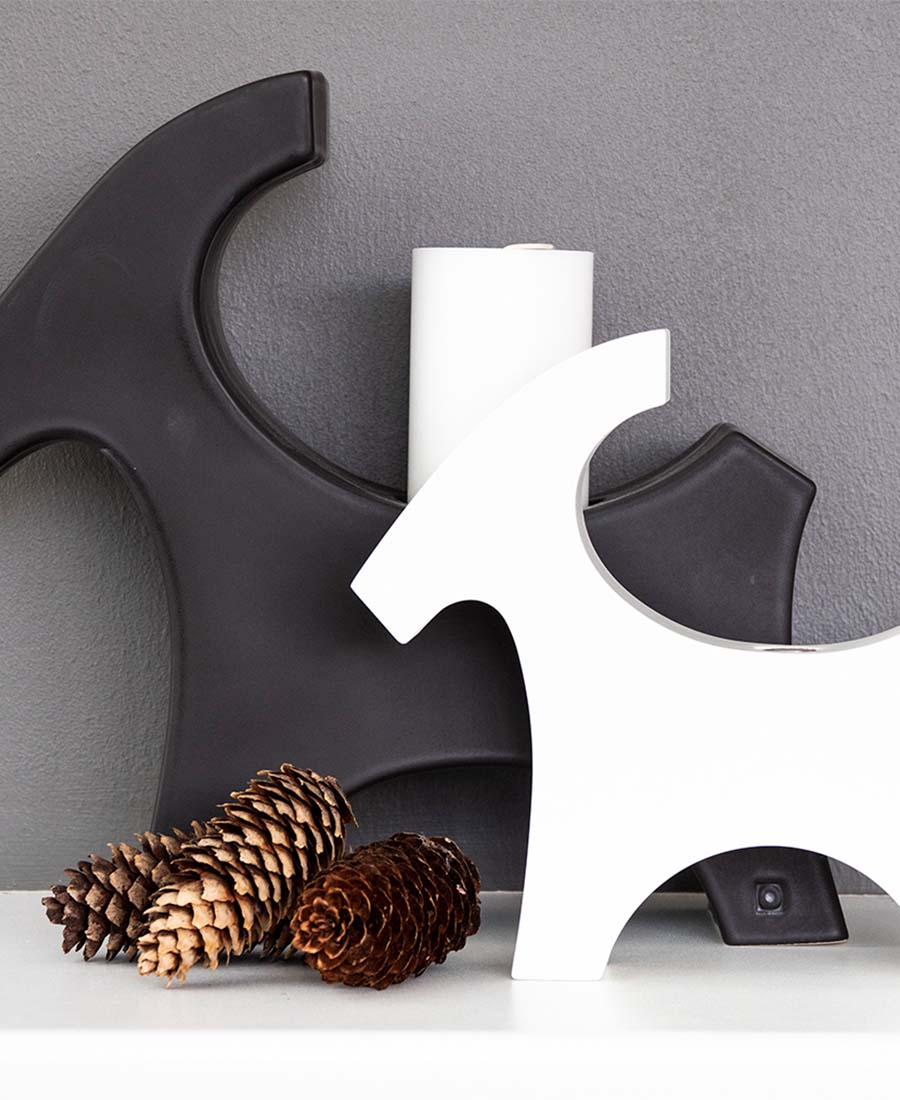 Keramikbock för blockljus