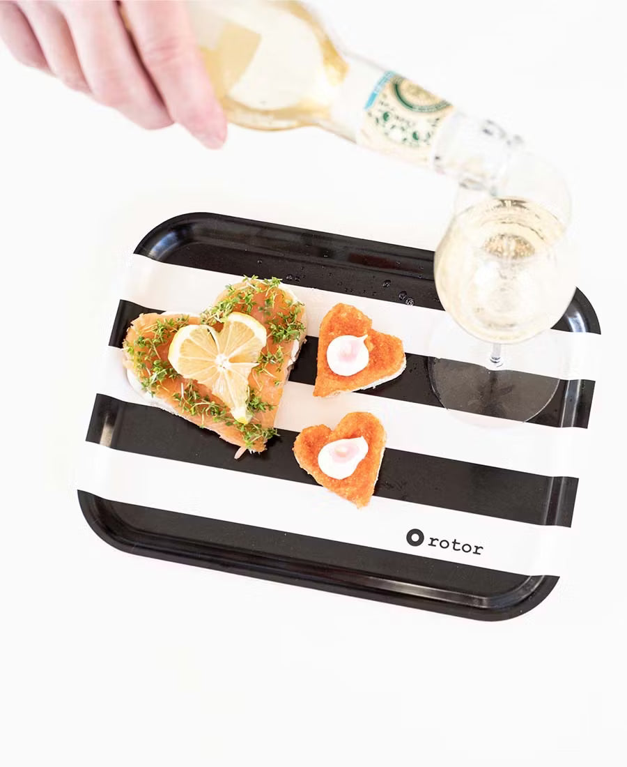 Serveringsbricka Stripes