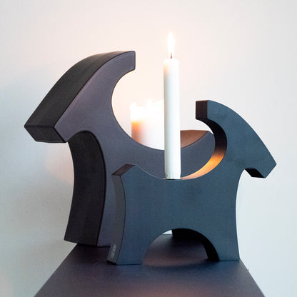 Keramikbock för blockljus