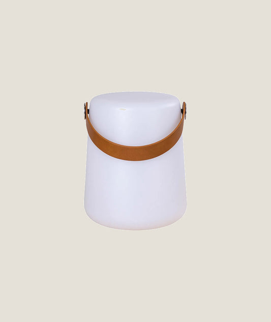 Bristol lampa med rem uppladdningsbar vit