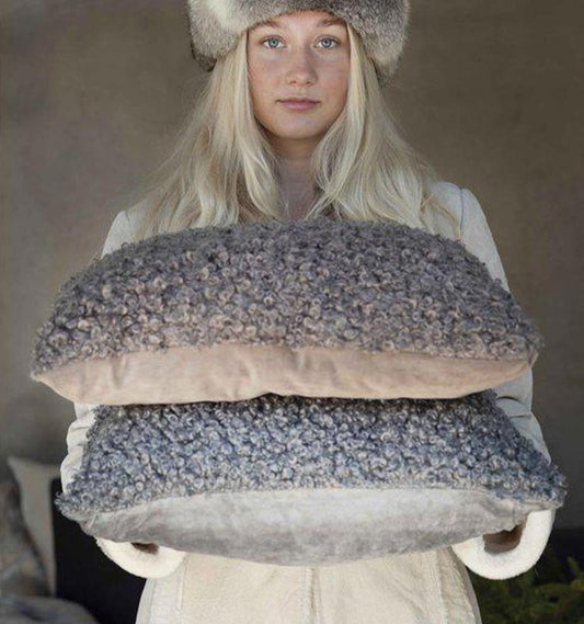 Kuddfodral Ludde grå