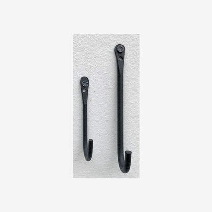 Väggkrok rund 7,5 cm svart