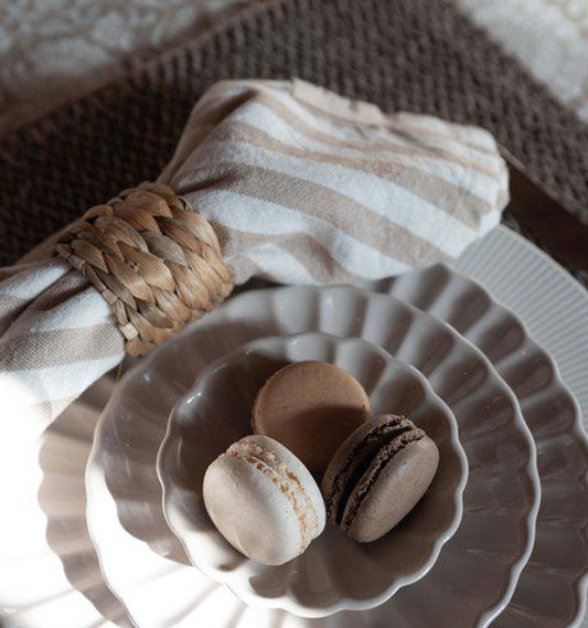 Svea servett Äpple grön klassisk rand