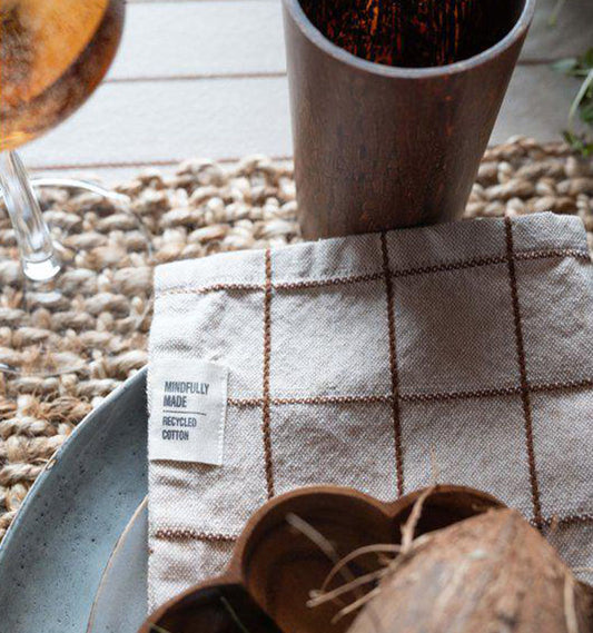 Axel servett Kastanj