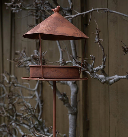 AMY fågelmatare Rost