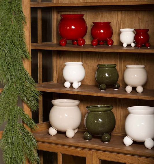 Anya kruka grönmelerad S med kulfötter