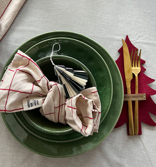 JUL -Merry Bestikhållare Grå 4-p