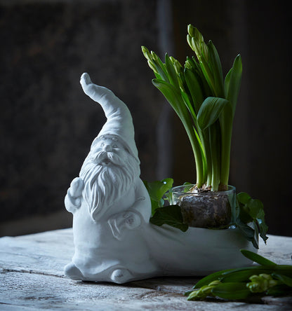 Tomte Ljuslykta Vit Matt