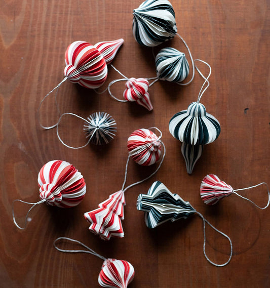 Julkula Rand Mix Box -Offwhite/Grön