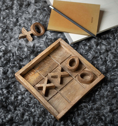 Brädspel Shreya "Tre i rad" i Trä