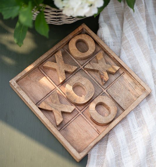 Brädspel Shreya "Tre i rad" i Trä