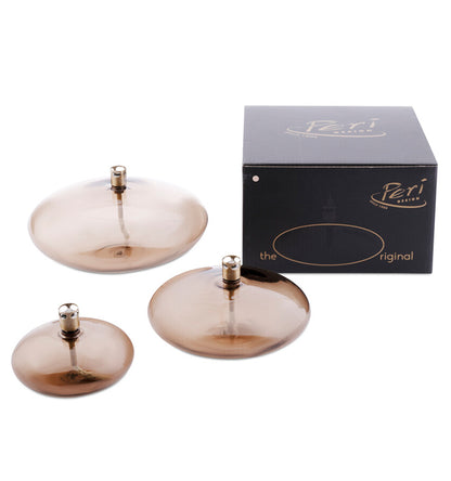 Oljelampa Champange Disc Brass 14cm