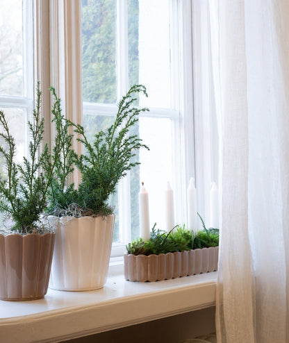 Ljusstake Edna Beige