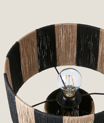 Jullan Bordslampa Svart/ Natur