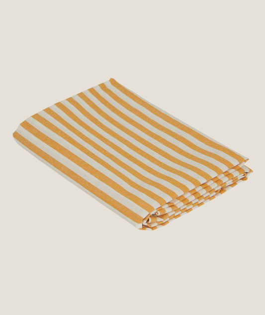 Svea duk Gul tidlös rand 140x300cm