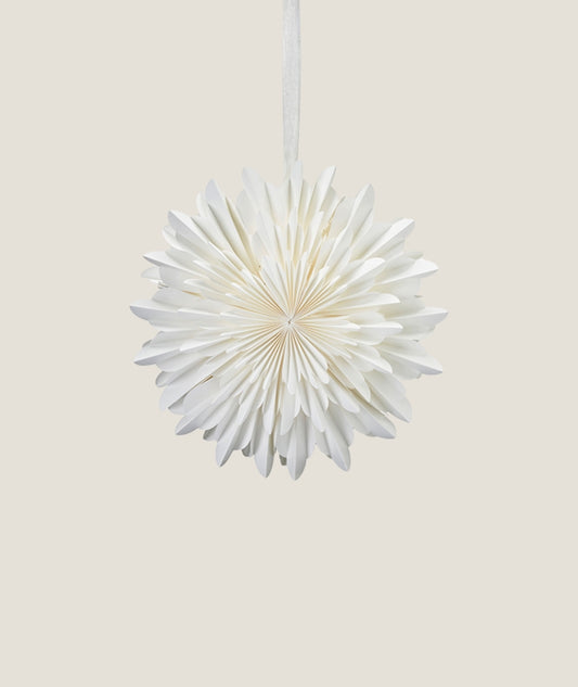 Flamy stjärna S vit