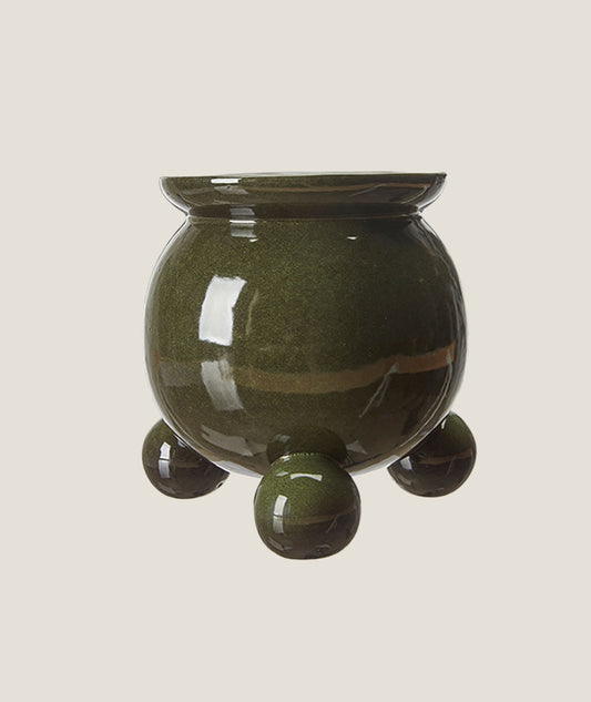 Anya kruka grönmelerad M med kulfötter