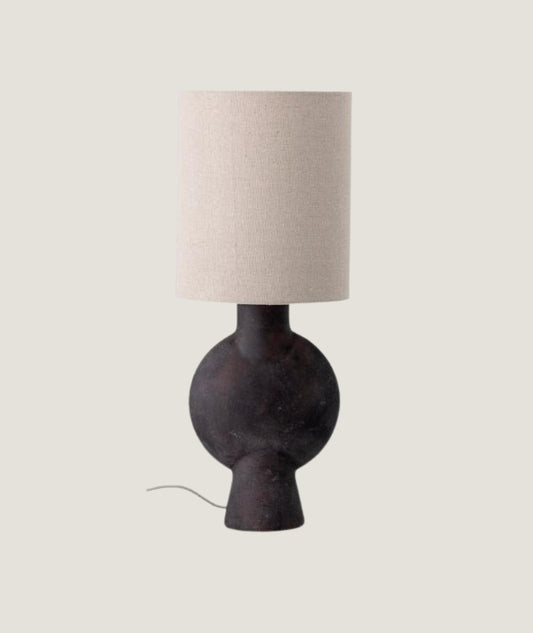 Sergio Bordslampa Brun Stengods