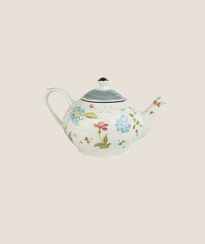 Teapot and warmer Eldveden White