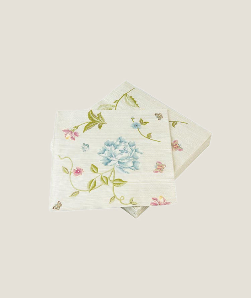 Laura Ashley servetter Cobblestone Pinstripe