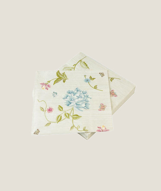 Laura Ashley servetter Cobblestone Pinstripe