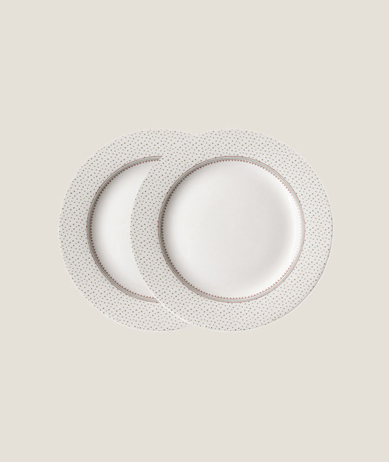 Laura Ashley Wild Clematris tallrik liten 2 set - 20 cm