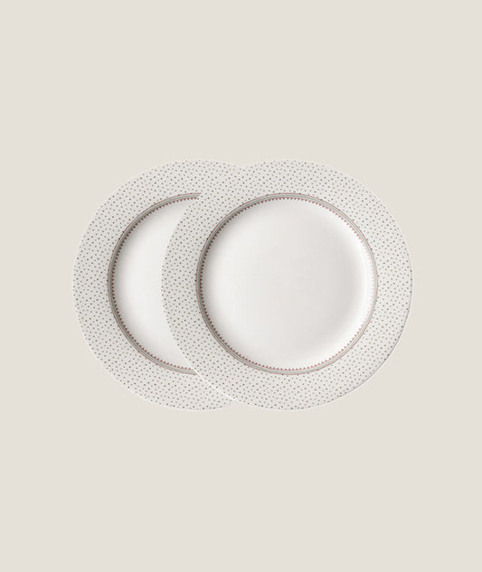 Laura Ashley Wild Clematris tallrik liten 2 set - 20 cm